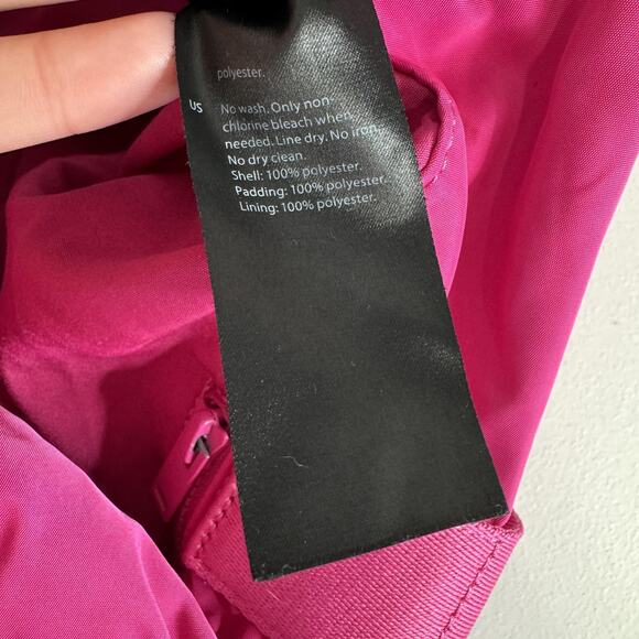 COS Padded Shopper Bag Womens One Size Pink Quilted Puffy Shoulder Small Purse - Picture 16 of 16